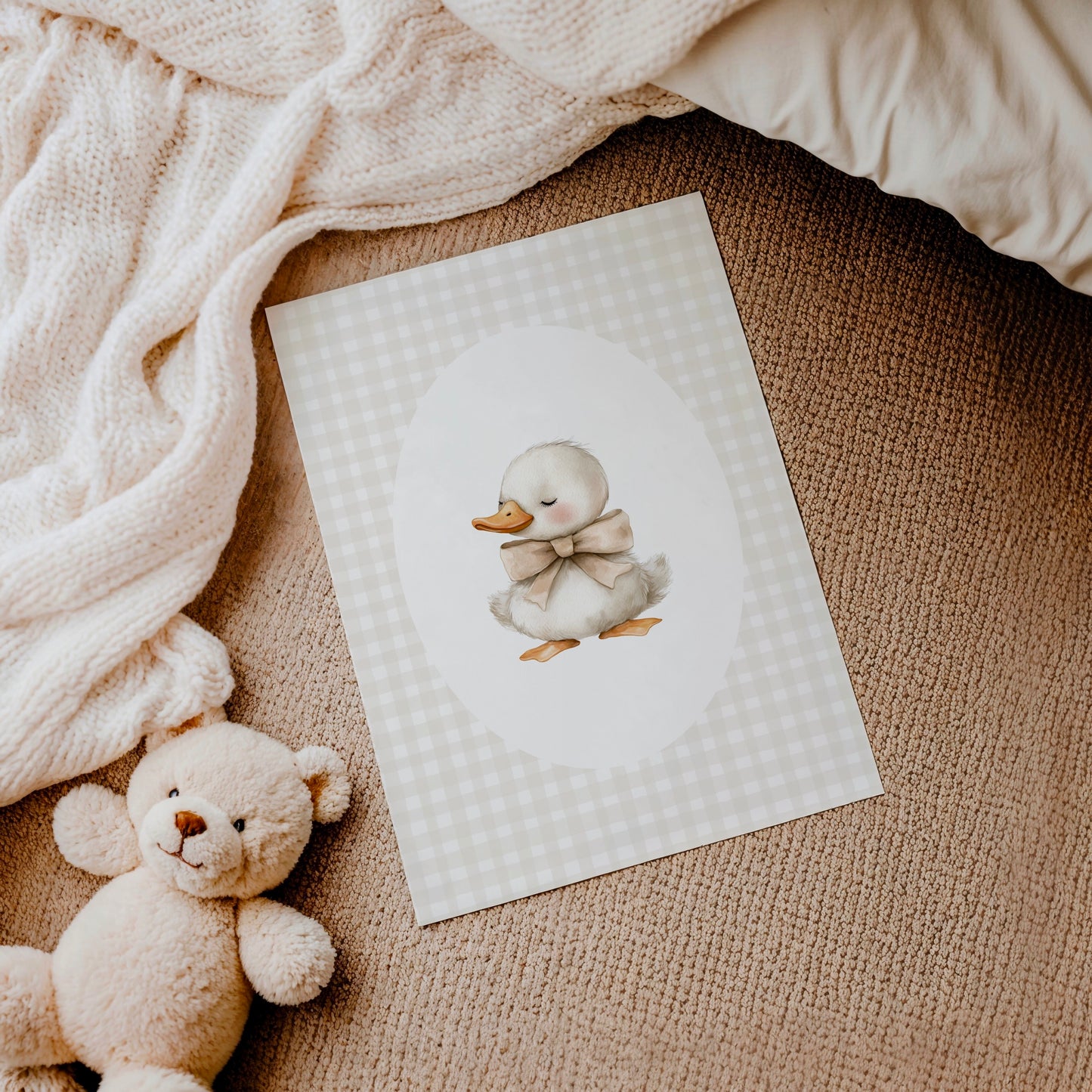 Eend Babykamer Print