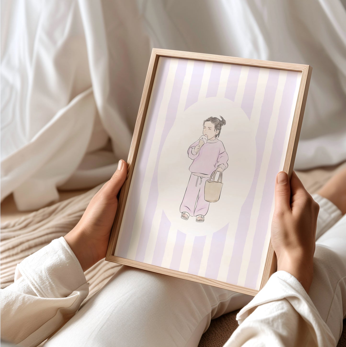 Waterverf Lijntekening Peuter