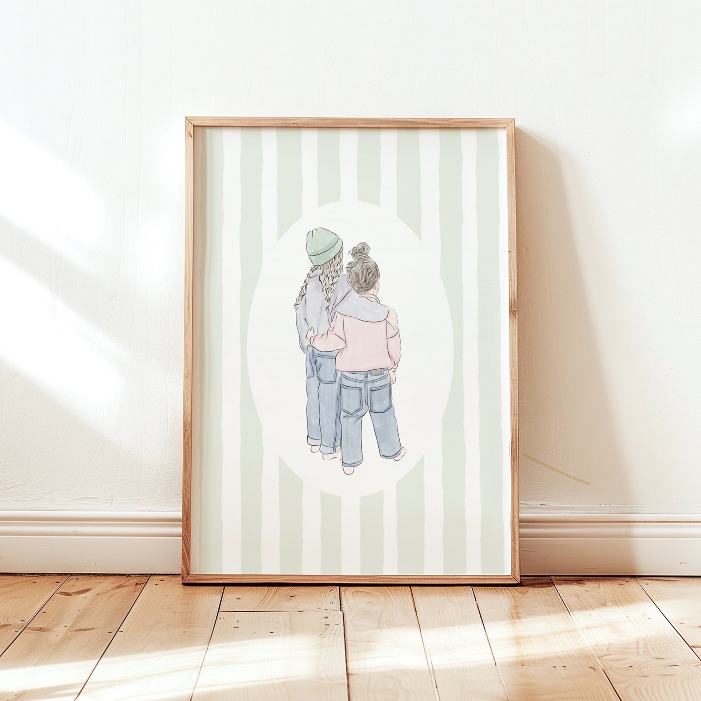Waterverf Lijntekening Peuter