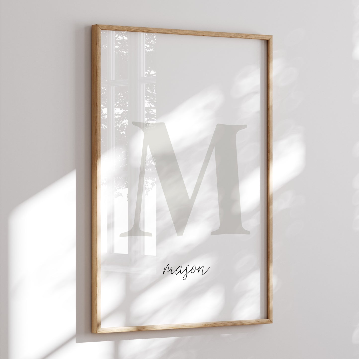 Personalized Boho Name Nursery Print