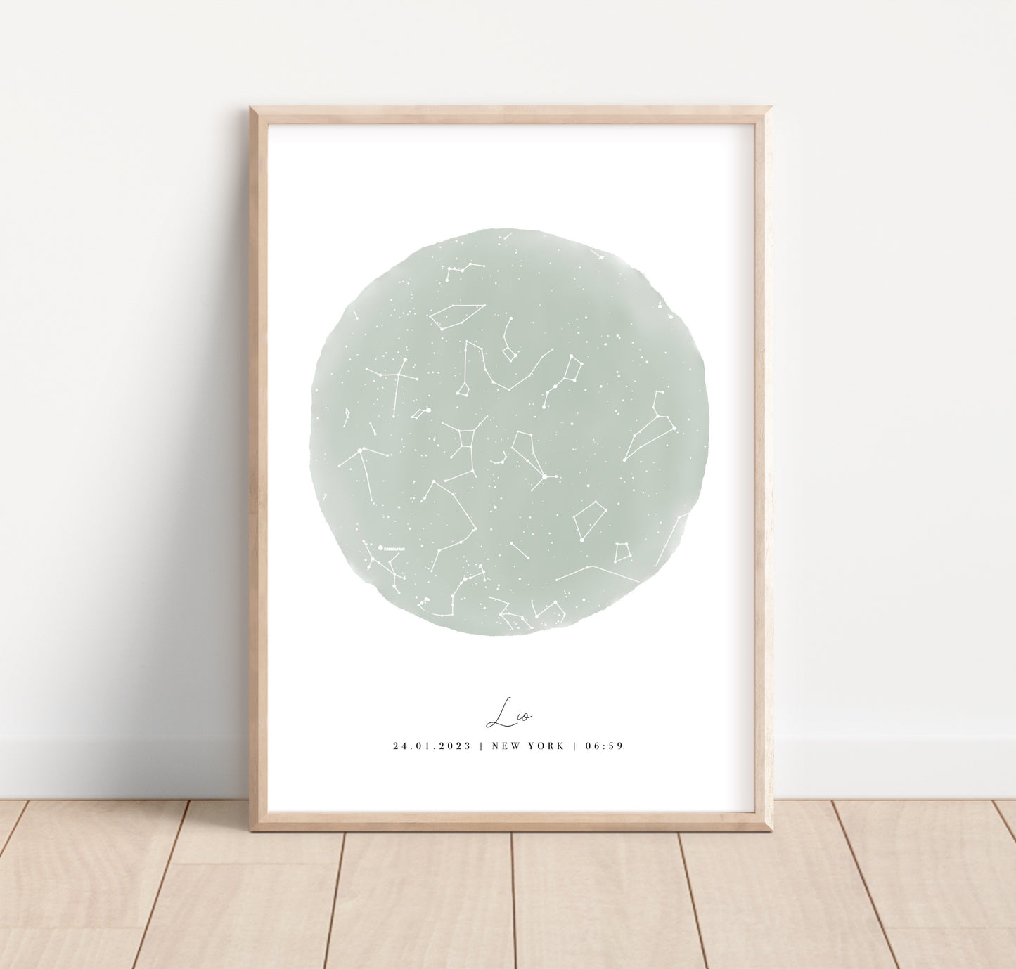 Personalized Star Map Birth Print