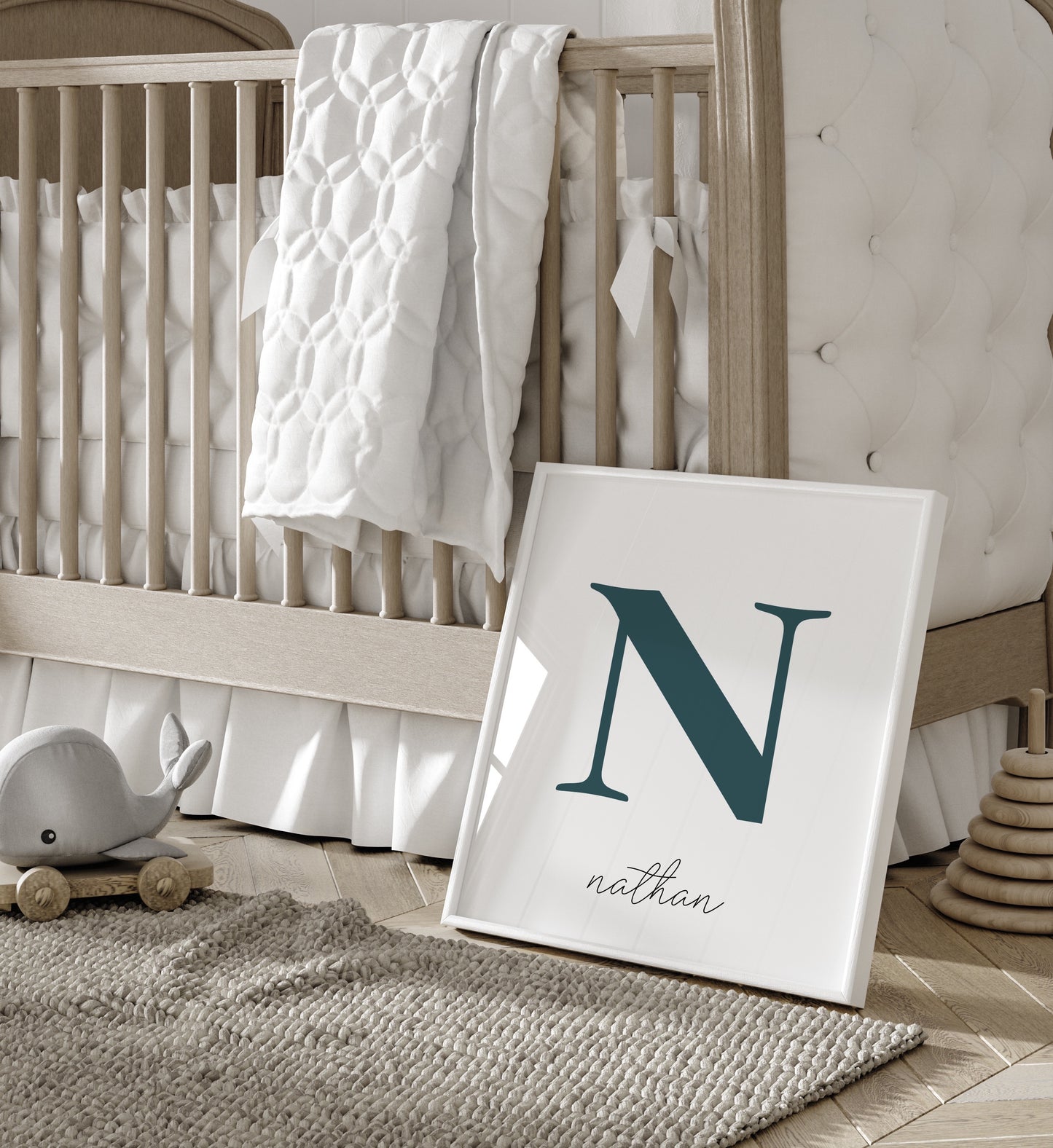 Personalized Boho Name Nursery Print