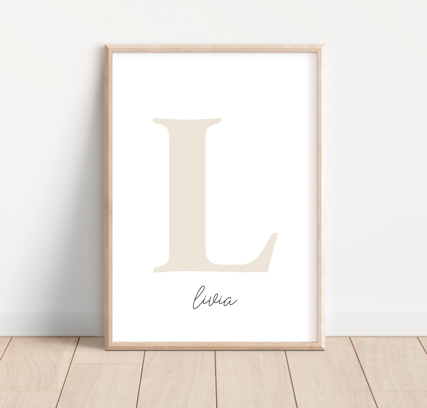 Personalized Boho Name Nursery Print