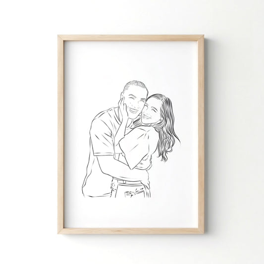 Lijntekening vanaf foto