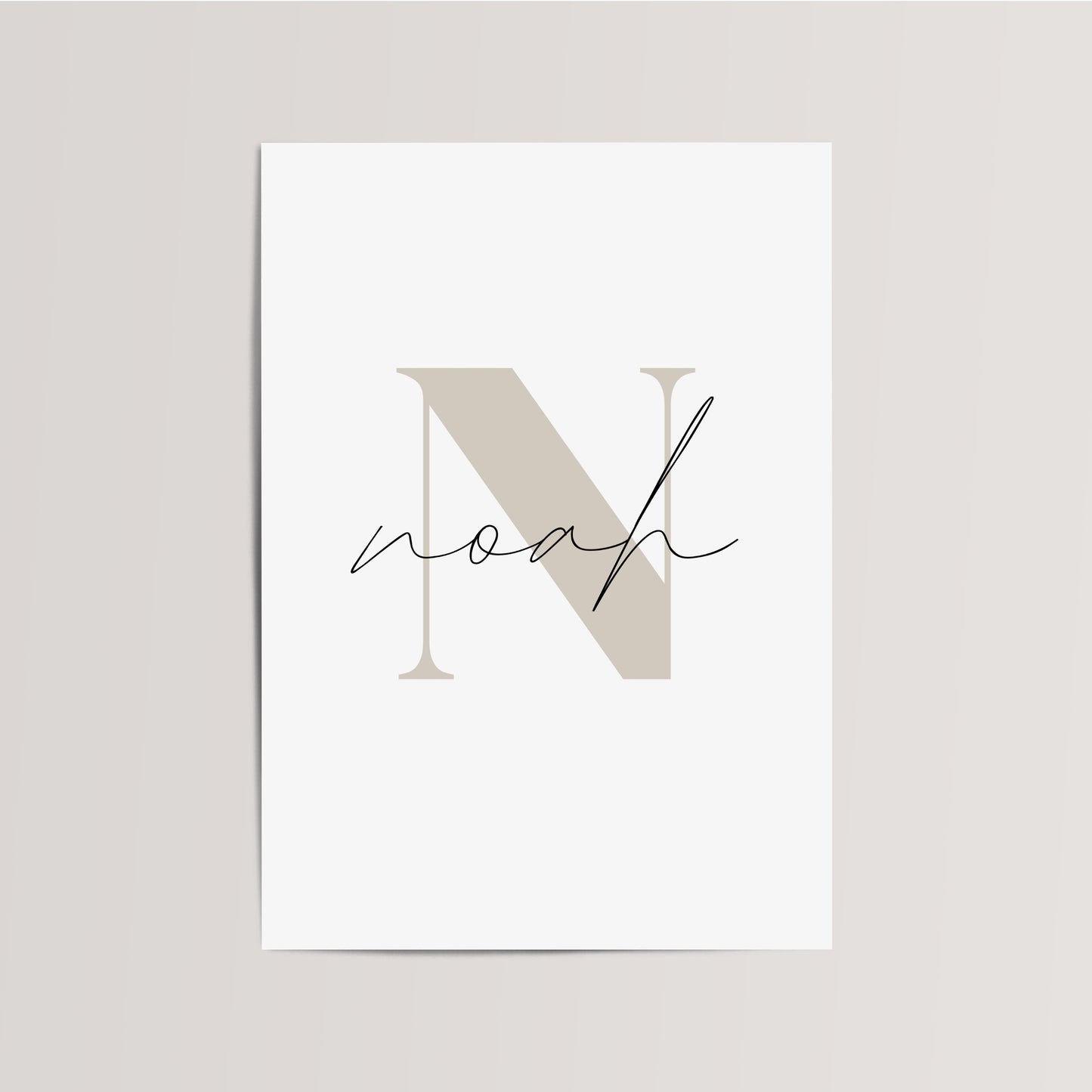 Letter/Name Nursery Print