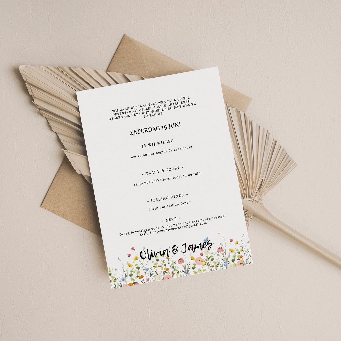 Printable Wedding Invitation / Wedding Card